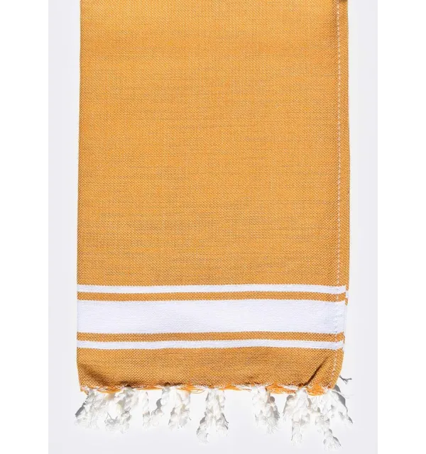 Mini fouta plate moutarde - 2
