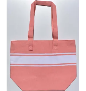 Sac de plage fouta incarnadin clair Fouta Tunisia - 1