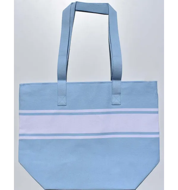 Sac de plage fouta bleu clair Fouta Tunisia - 2