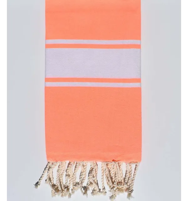 Serviette de plage Plate orange fluo - 1
