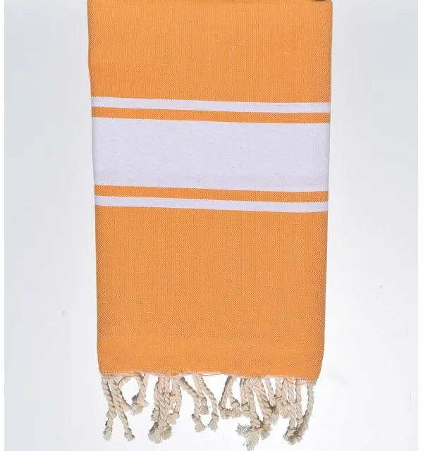 Fouta Plate jaune moutarde Fouta Tunisia - 1