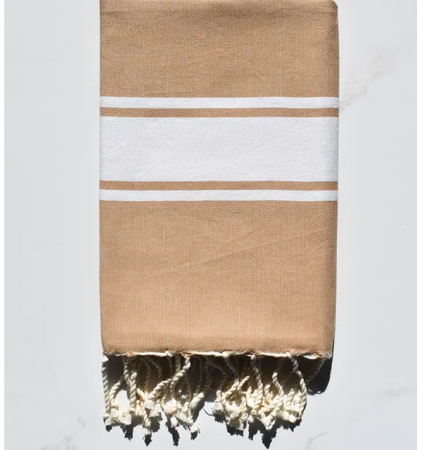 Fouta Plate beige - 1