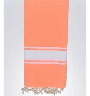 Jeté corail fluo  - 1