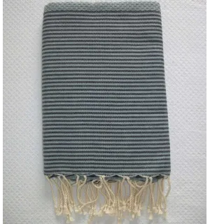 vert de gris rayée noir 