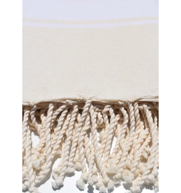 Jeté blanc écru - 2