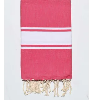 Fouta plate magenta fushia Fouta Tunisia - 1