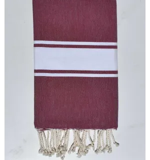 Fouta Plate Cerise  - 1