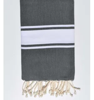 Fouta Plate gris fer Fouta Tunisia - 1