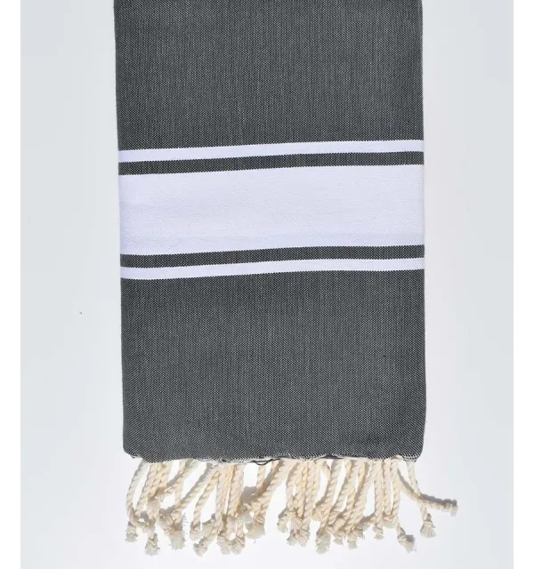 Fouta Plate gris fer Fouta Tunisia - 1