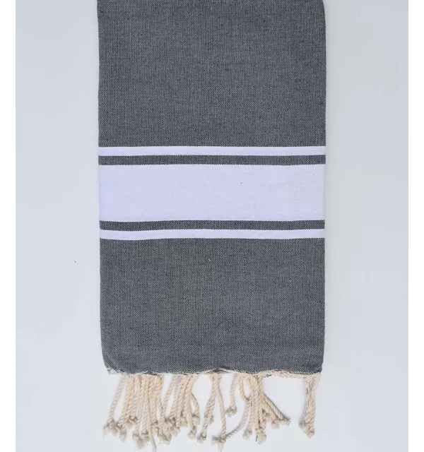 Fouta Plate gris plomb - 1