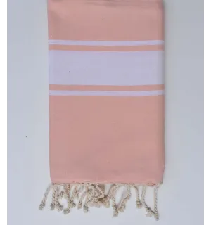 Fouta Plate rose pale Fouta Tunisia - 1