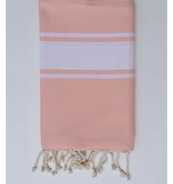 Fouta Plate rose pale Fouta Tunisia - 1