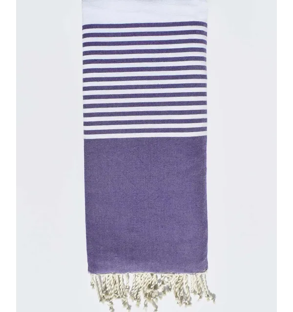 Jeté plate violet foncé - 2