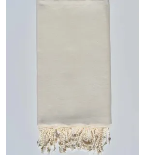 Jeté blanc sale  - 2