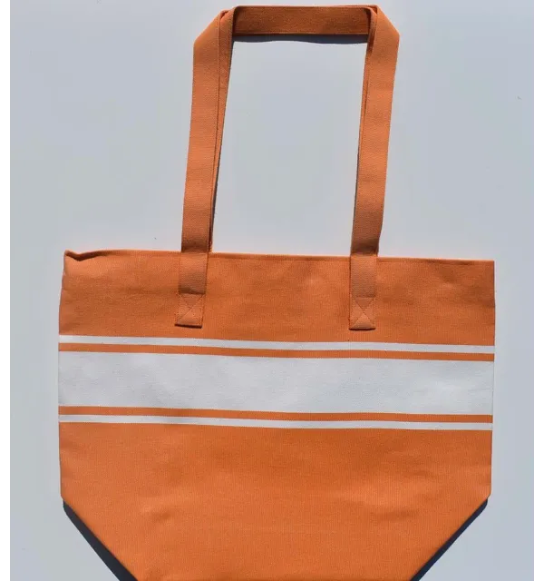 Sac de plage fouta orange Fouta Tunisia - 2