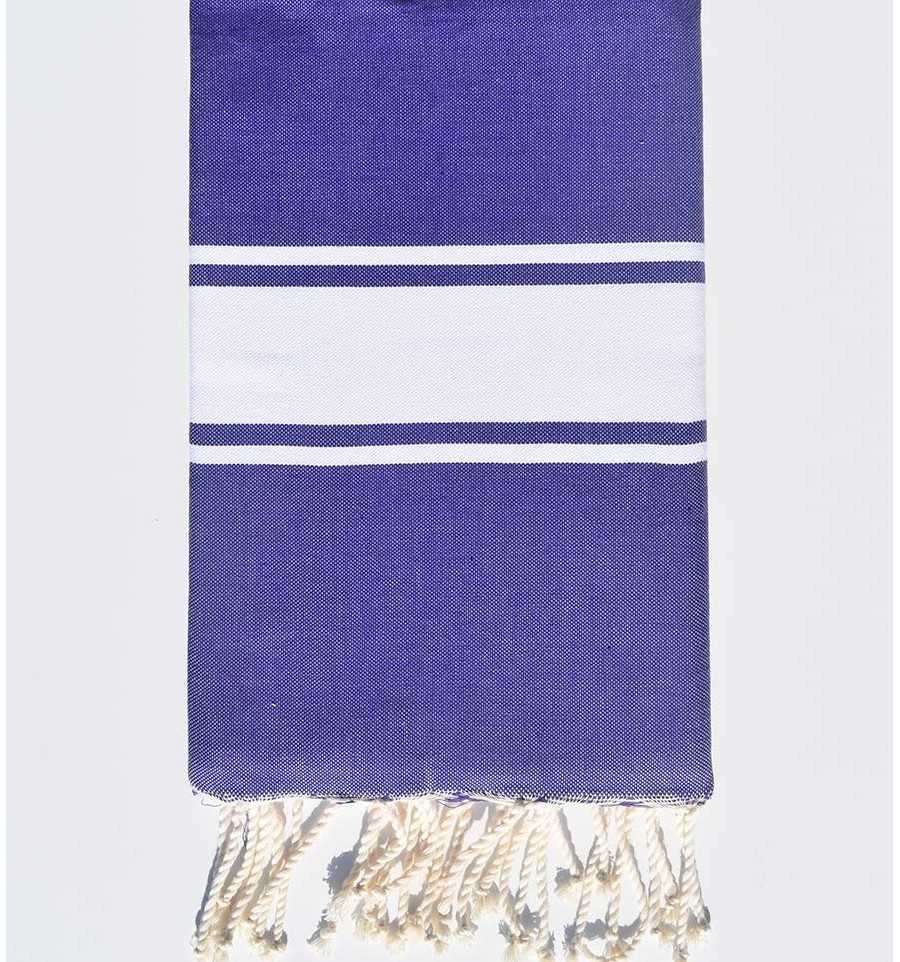 Fouta Plate bleu klein