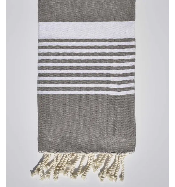Fouta arthur taupe Fouta Tunisia - 1