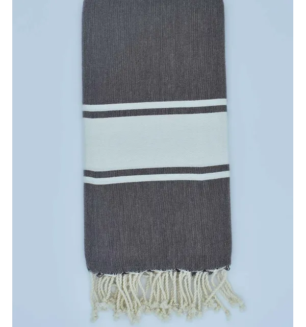 Fouta Plate violet d'évêque Fouta Tunisia - 1