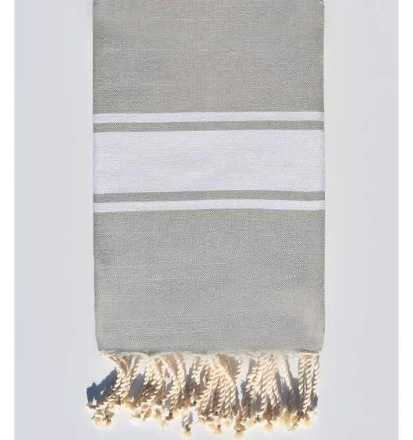 Serviette de plage Plate vert de gris - 1