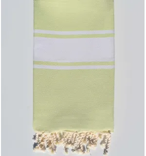 Fouta Plate vert prairie clair Fouta Tunisia - 1