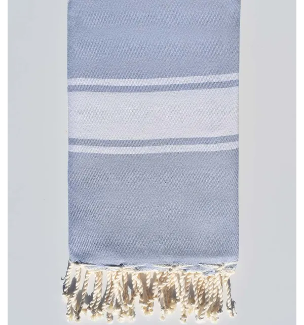 Fouta Plate bleu charrette Fouta Tunisia - 1
