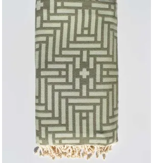 Jeté vert militaire 2.9m*2m  - 1