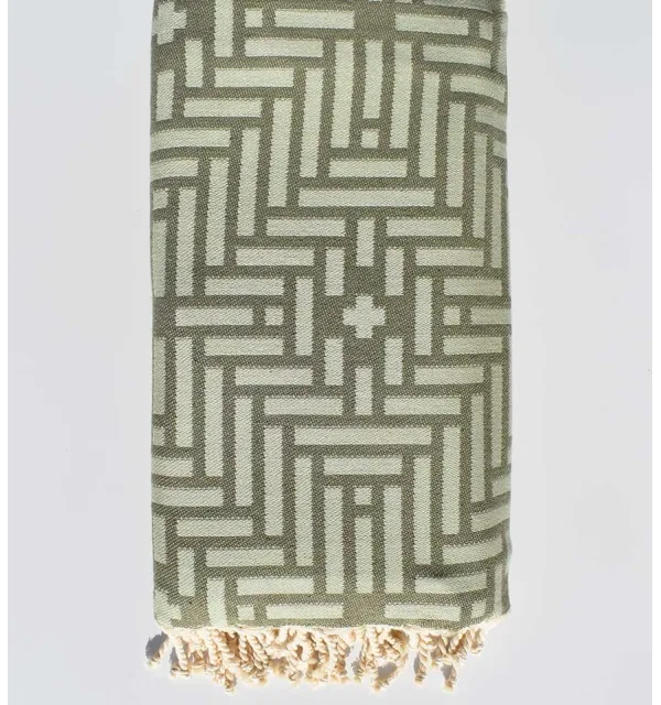 Jeté vert militaire 2.9m*2m - 1