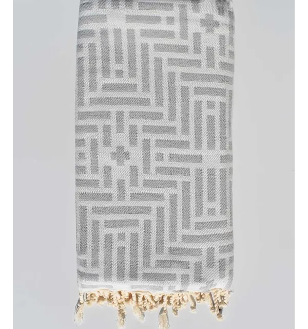 Jeté gris clair 2m*2.9m - 1