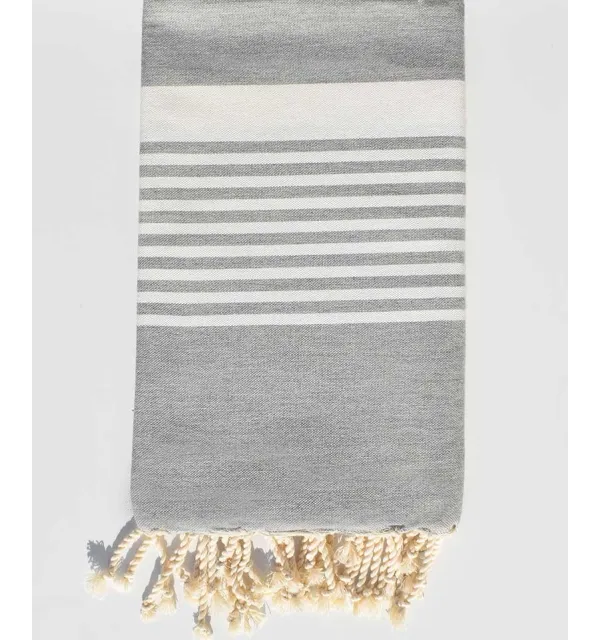Fouta arthur gris - 1
