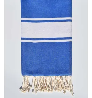 Fouta Plate bleu majorelle Fouta Tunisia - 1