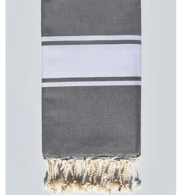Fouta Plate gris Fouta Tunisia - 1