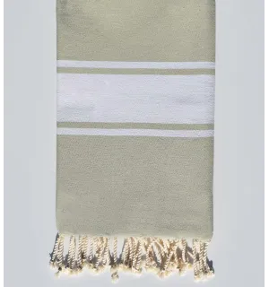 Fouta Plate vert pastel Fouta Tunisia - 1