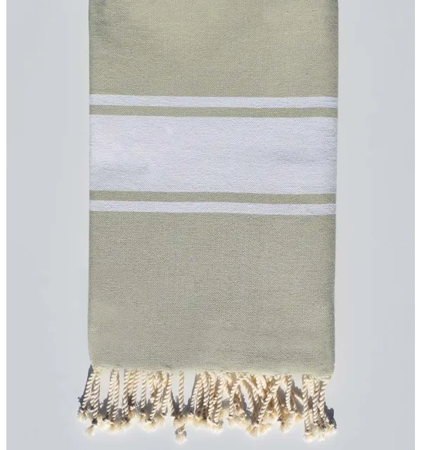 Fouta Plate vert pastel Fouta Tunisia - 1
