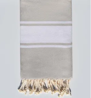 Serviette de plage Plate beige Bone  - 1
