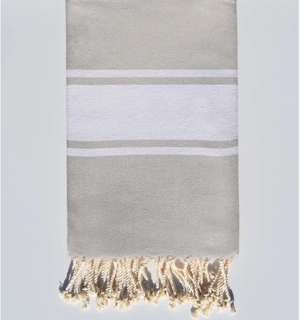 Serviette de plage Plate beige Bone - 1