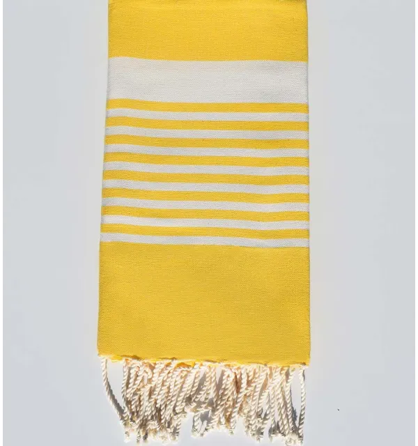 Fouta arthur jaune brillant Fouta Tunisia - 1