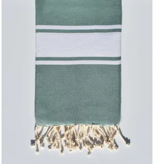 Serviette de plage Plate vert Glauque  - 1