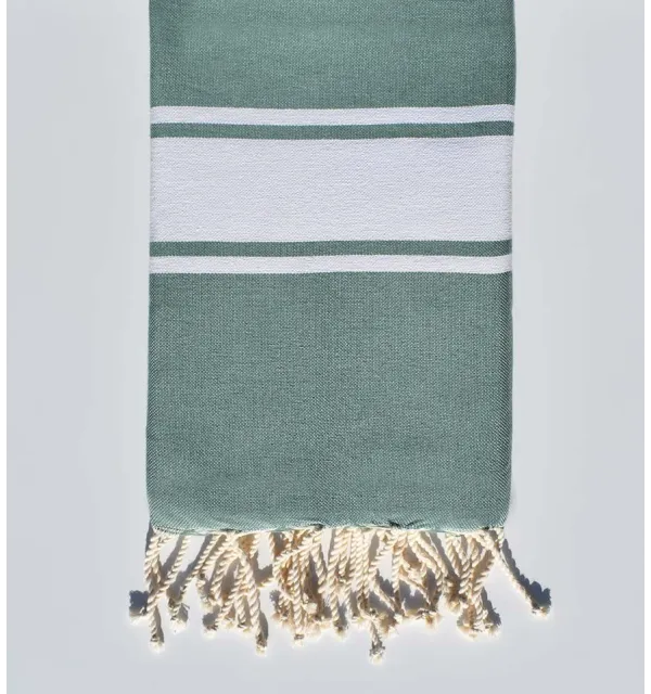 Serviette de plage Plate vert Glauque - 1