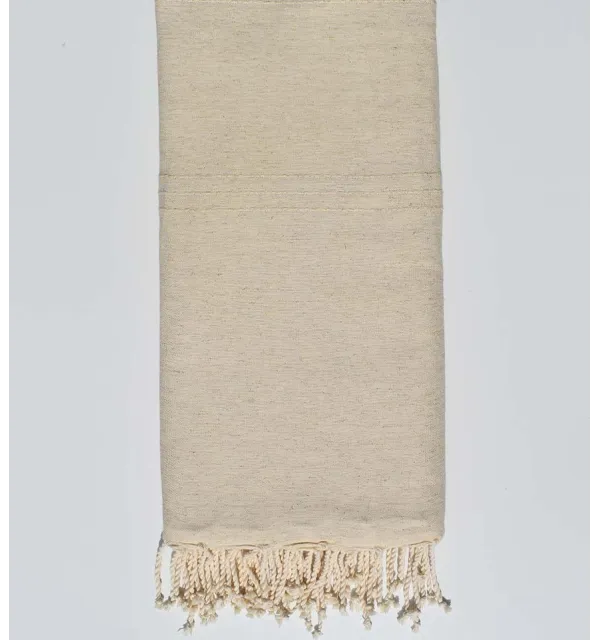 Jeté beige sable - 1