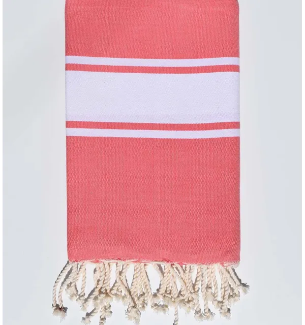 Fouta Plate rose incarnadin Fouta Tunisia - 1