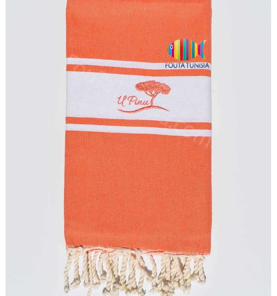 Fouta plate avec broderie Fouta Tunisia - 2