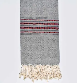 Fouta thalasso gris Fouta Tunisia - 1