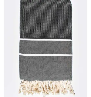 Jeté couple ardoise  - 1