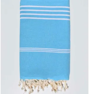 Jeté couple bleu clair  - 1