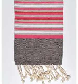 Fouta enfant taupe  - 1
