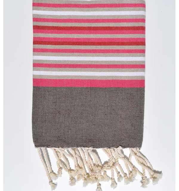 Fouta enfant taupe - 1
