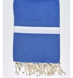 Jeté couple bleu klein Fouta Tunisia - 1