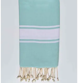 Fouta Plate vert opaline Fouta Tunisia - 1