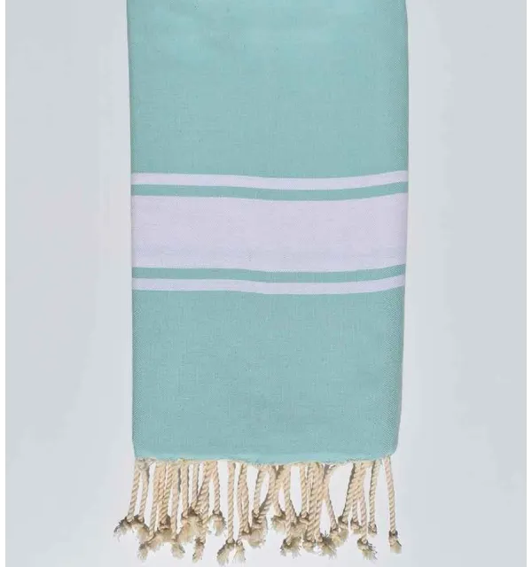 Fouta Plate vert opaline Fouta Tunisia - 1