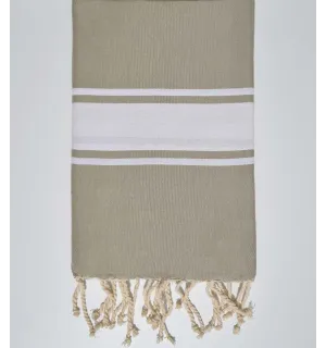 Fouta plate Beigeasse  - 1